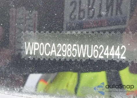 1998 Porsche Boxster из США, поврежденный, VIN WP0CA2985WU624442